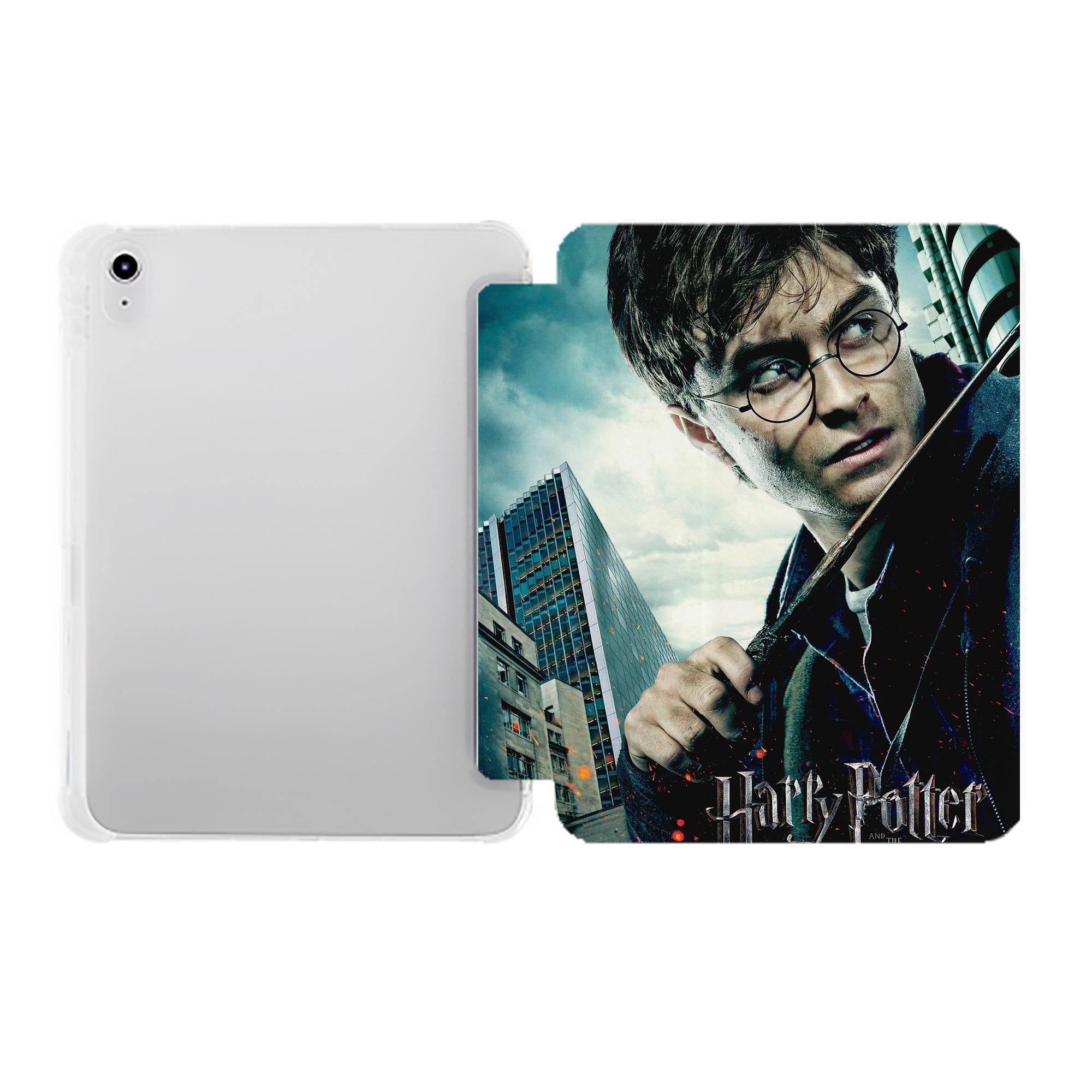 （画像用） Harry Potter ハリー・ポッターシリーズ IPad ケース ペン収納付き 三つ折りスタンド PUレザー×シリコン 対応機種9.5/10.5/10.9インチ